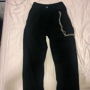Bershka Chain Detail Cargo Pants